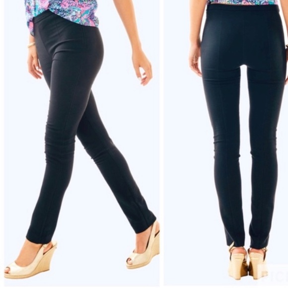 Alessia Stretch Dinner Pants Navy Blue 6 NEW NWT - Picture 2 of 5